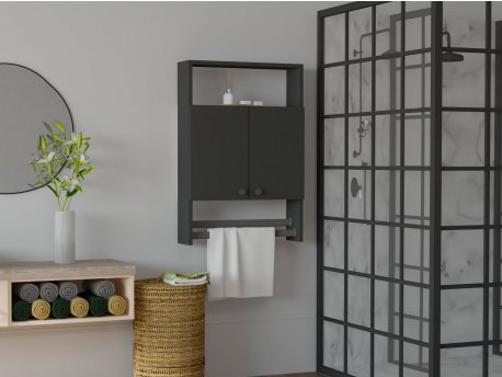 HANAH HOME Kupatilski ormarić Ela Anthracite v2
