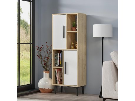 HANAH HOME Leni Sapphire Oak White