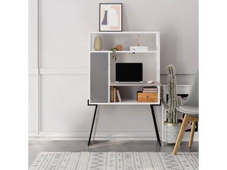 HANAH HOME Tatti White Light Mocha Anthracite
