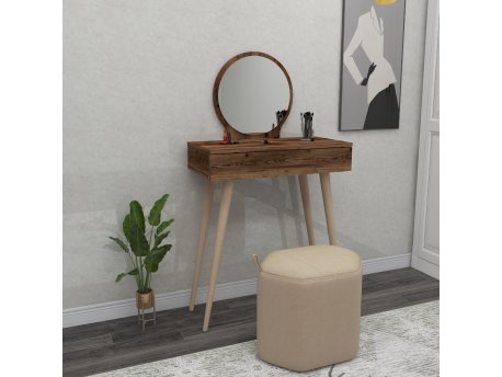 HANAH HOME Siena Light Walnut