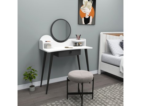 HANAH HOME Meriska White Anthracite