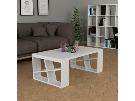 HANAH HOME Sto za dnevnu sobu Honey White White 2