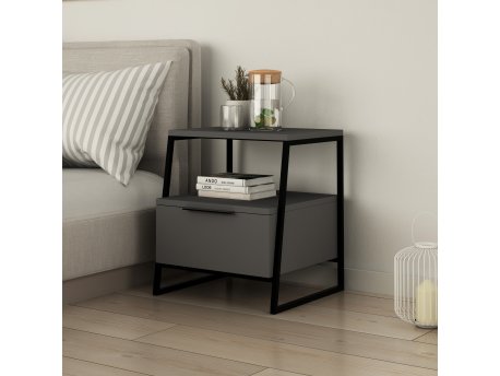 HANAH HOME Komoda Pal Anthracite