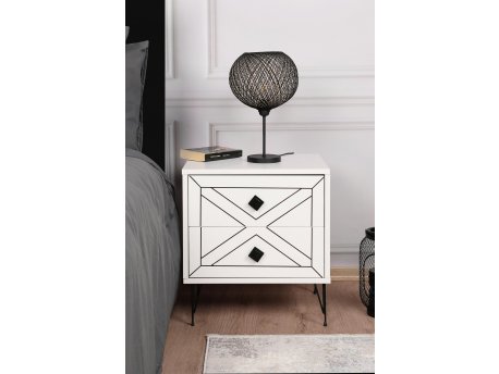 HANAH HOME Komoda Luna White