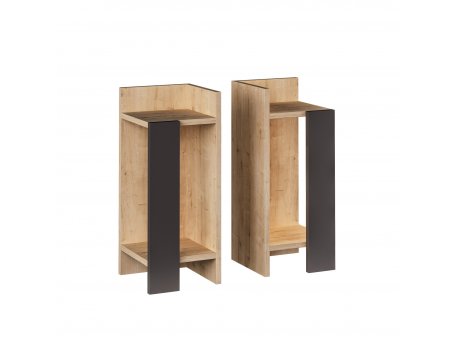 HANAH HOME Elos Oak Anthracite (2 komada)