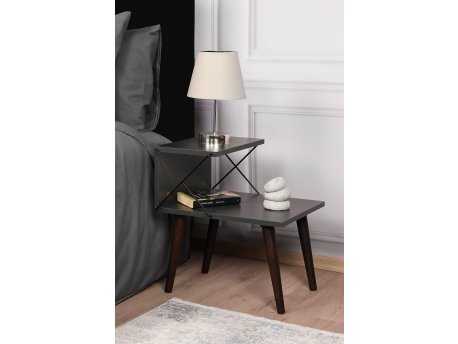 HANAH HOME Komoda Cross Anthracite