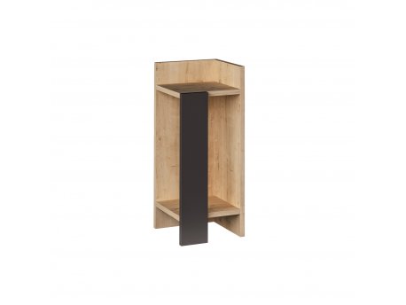 HANAH HOME Komoda Elos Right Oak Anthracite