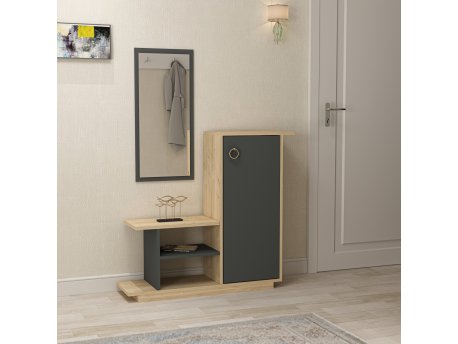 HANAH HOME Asia (cipelarnik + ogledalo)