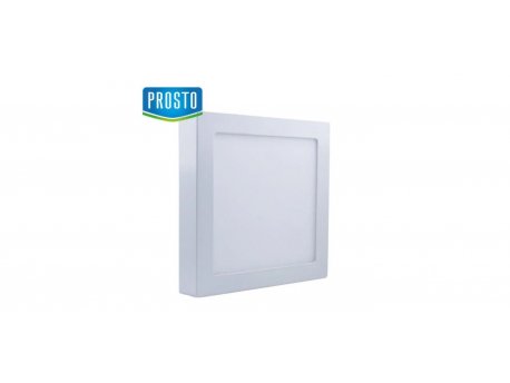 PROSTO LED nadgradna panel lampa 18W dnevno svetlo LNP-P18B/W
