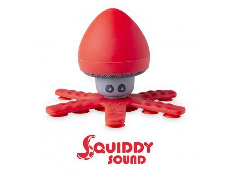 CELLY Bluetooth vodootporni zvučnik sa držačima SQUIDDYSOUND, Crveni