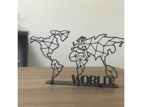 WALLXPERT Dekoracija World Map Pod