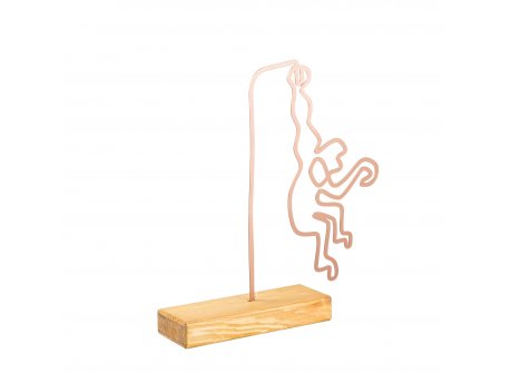 WALLXPERT Dekoracija Monkey Copper