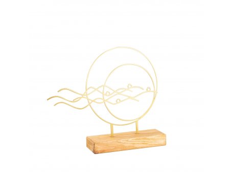 WALLXPERT Dekoracija Wind Gold