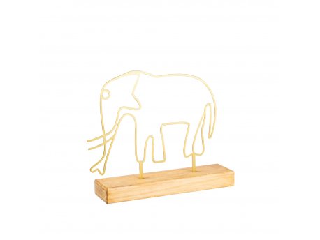WALLXPERT Dekoracija Elephant Gold