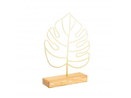 WALLXPERT Dekoracija Large Leaf Gold