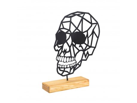 WALLXPERT Dekoracija Skull Black