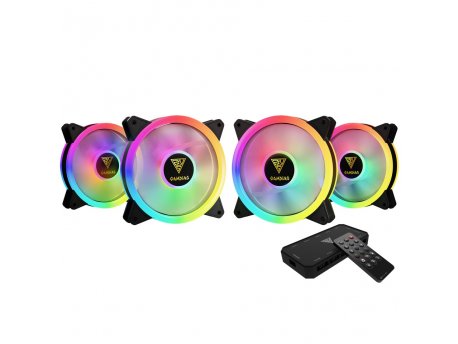 GAMDIAS Aeolus M2-1204R set 4 ventilatora sa hubom i daljinskim upravljacem