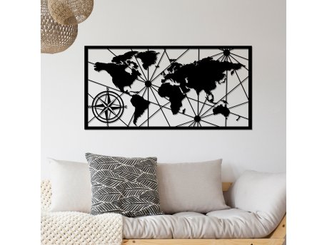 WALLXPERT Zidna dekoracija World Map Large 2 891TNL1760