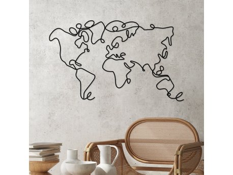 WALLXPERT Zidna dekoracija World Map 1