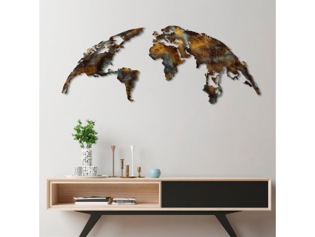 WALLXPERT Zidna dekoracija World Map Medium 3