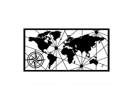 WALLXPERT Zidna dekoracija World Map Medium 2