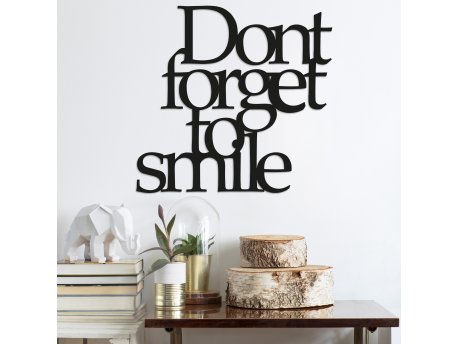WALLXPERT Zidna dekoracija Dont Forget To Smile