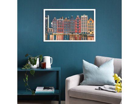 WALLXPERT Zidna dekoracija Amsterdam Houses APT329MCA