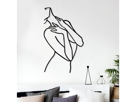 WALLXPERT Zidna dekoracija Woman Lines