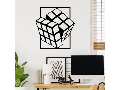 WALLXPERT Zidna dekoracija Rubik's Cube