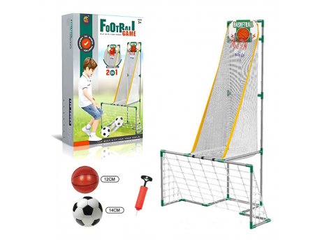 PERTINI 2 u 1 set za fudbal i košarku za decu