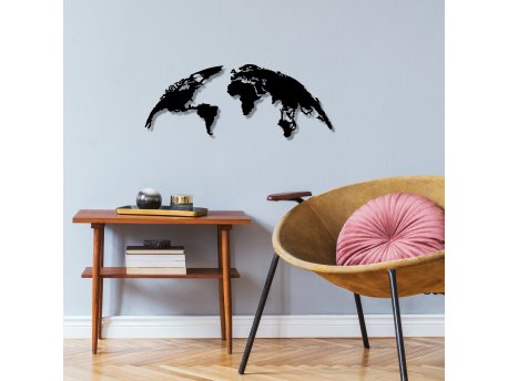 WALLXPERT Zidna dekoracija World Map Small
