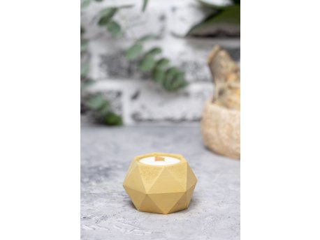 WALLXPERT Sveća Prism Mustard K Amber