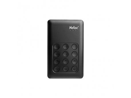 NETAC 1TB K390 sa enkripcijom, NT05K390K-001T-30BK Externi HDD