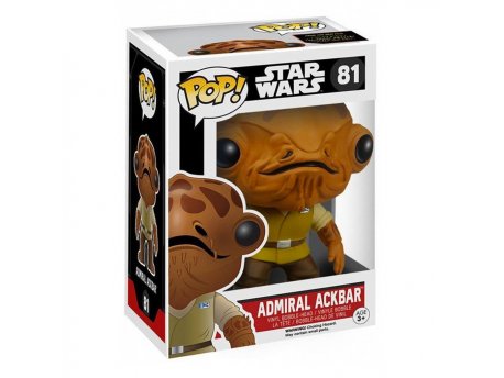 FUNKO Star Wars Episode VII POP! Vinyl Bobble-Head Admiral Ackbar, 9 cm