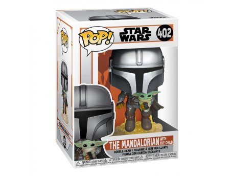 FUNKO Star Wars Mandalorian POP! Vinyl - Mando Flying w/Jet Pack