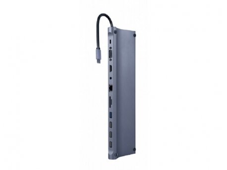 GEMBIRD Tip-C 11-u-1 multiport USB hub (A-CM-COMBO11-01)