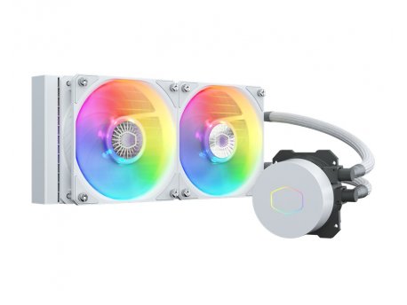COOLER MASTER MasterLiquid ML240L ARGB V2 White vodeno hlađenje belo (MLW-D24M-A18PW-RW)