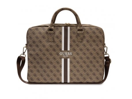 Guess GUCB15P4RPSW Stripes Brown 4G 16'' Torba za laptop
