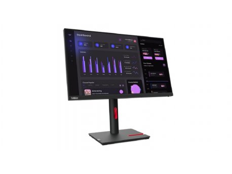 LENOVO ThinkVision T24i-30 (Raven Black) FHD IPS, Tilt, Swivel, Pivot, Height Adjust Stand (63CFMATXEU)
