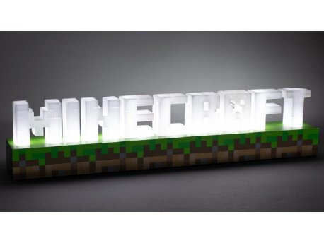 Paladone Minecraft Logo Light, lampa