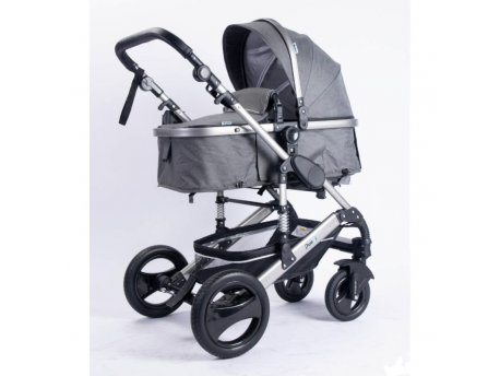 Puerri Duo sistem Passeggino, Silver&sivi ram