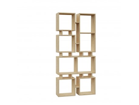 HANAH HOME Polica za knjige Rail No 1 Oak