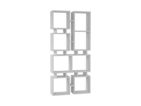 HANAH HOME Polica za knjige Rail No 1 White