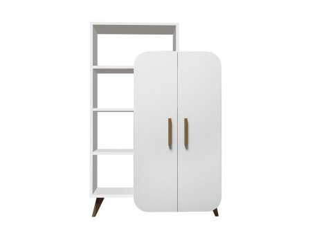 HANAH HOME Polica za knjige Form White