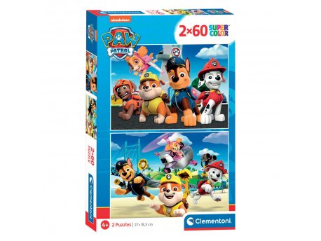 CLEMENTONI Jigsaw puzzle Paw Patrol, 2x60st.