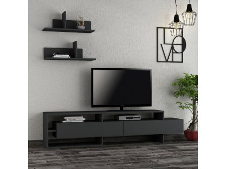 HANAH HOME TV polica Gara Anthracite (776HMS3014)