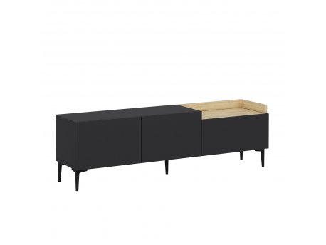 HANAH HOME TV polica Mia Anthracite (382NRC1122)