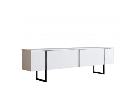 HANAH HOME TV polica Luxe White Black (618BLY1105)