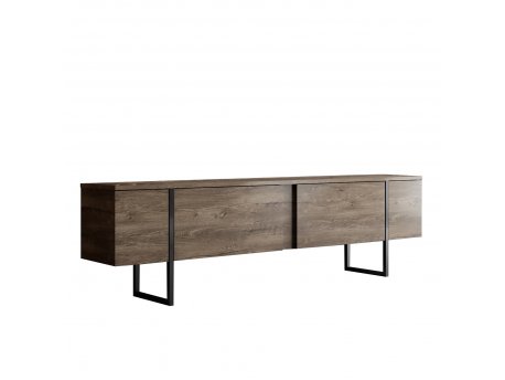 HANAH HOME TV polica Luxe Walnut Black (618BLY1106)