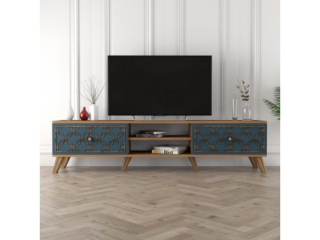 HANAH HOME TV polica Class Walnut Chalcedony (845HCT3007)